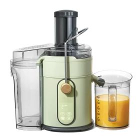 5-Speed 1000W Electric Juice Extractor with Touch Activated Display;  Cornflower Blue | Oyster Grey | Sage Green - Sage Green