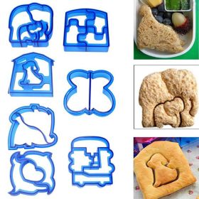 DIY Sandwich Toast Cookies Mold Cake Bread Biscuit Cutter Mould Decorating Tool - A