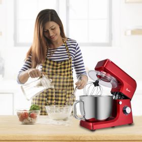 ZOKOP ZK-1511 Chef Machine 7L 660W Mixing Pot With Handle Red Spray Paint  YJ - red