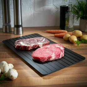 Fast Defrost Tray Fast Thaw Frozen Food Meat Fruit Quick Defrosting Plate Board Defrost Tray Thaw Master Kitchen Gadgets - default