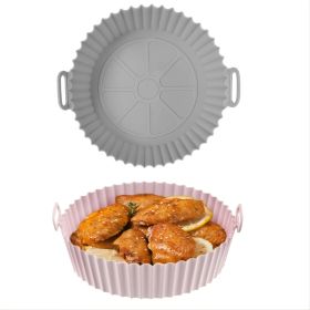 1/2pcs Air Fryer Silicone Pot; Reusable Air Fryer Liners; Silicone Air Fryer Basket; Food Safe Air Fryer Accessories - 1PCS Crimson