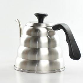 Gooseneck Kettle with Thermometer (40 fl oz) Stainless Steel Coffee Kettle Tea Kettle Ergonomic Hand Drip Pour Over Suitable for all Stove-tops and In